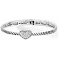 Brighton - Celestia Heart Hinged Bangle