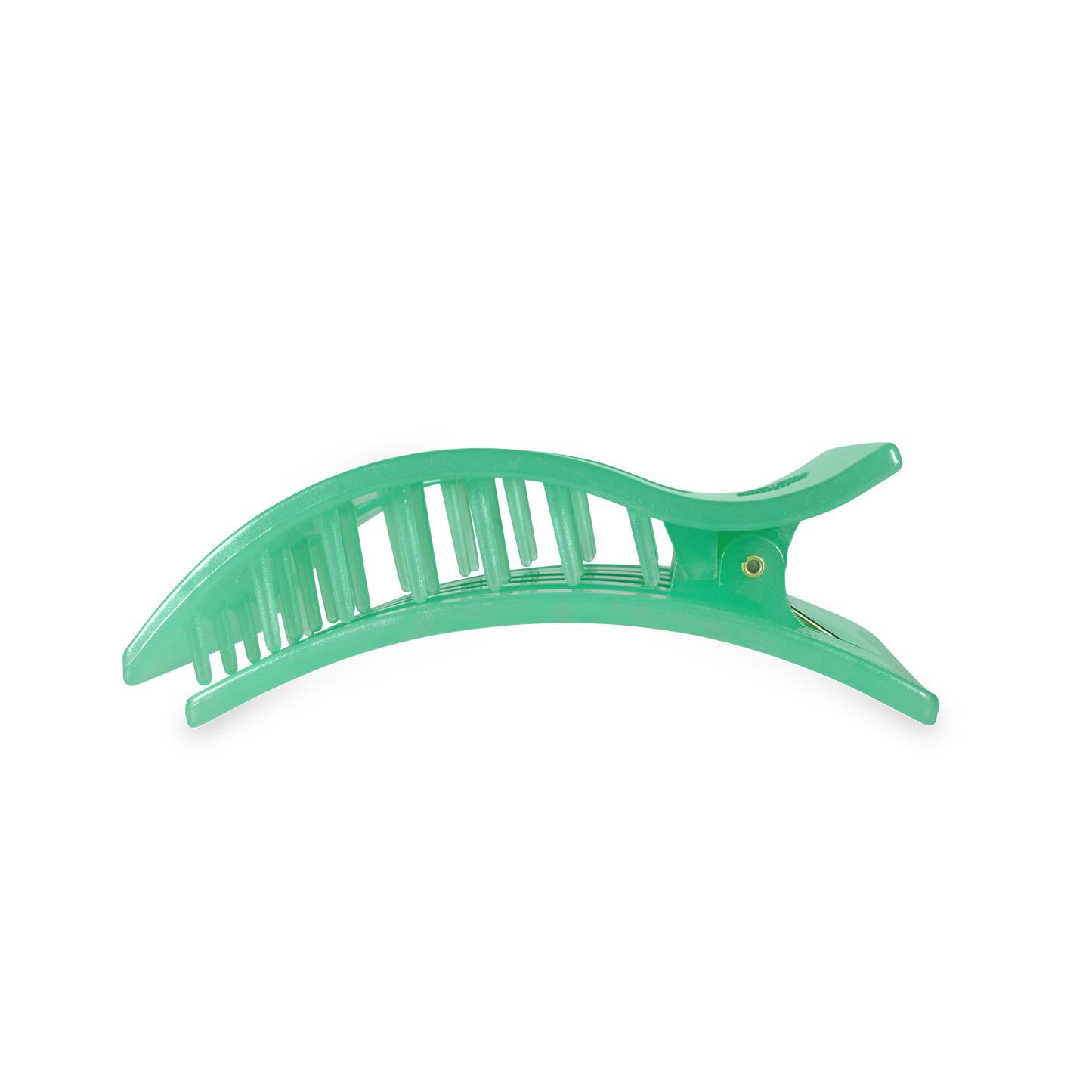 TELETIES - Flat Rectangle Hair Clip | Large | Spring Splash