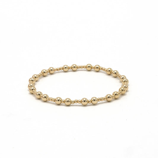 erin gray - The Charleston 2x4 14k Gold-Filled Beaded Bracelet