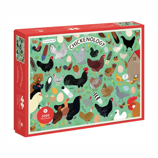 Chronicle Books - Chickenology 1,000 Piece Puzzle