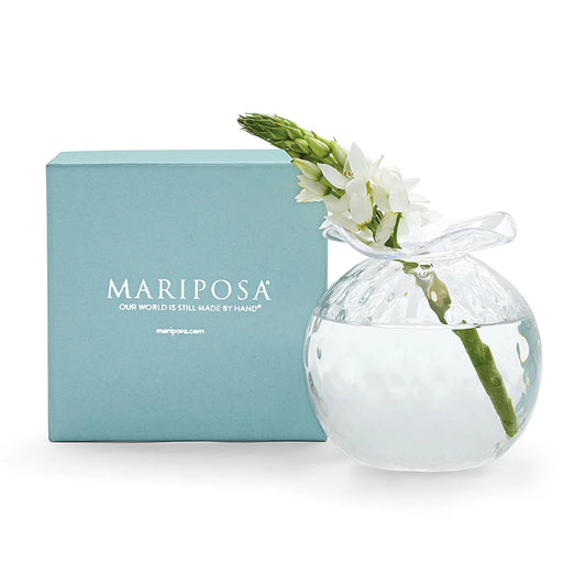 Mariposa - Clear Pineapple Textured Bud Vase - 7517C