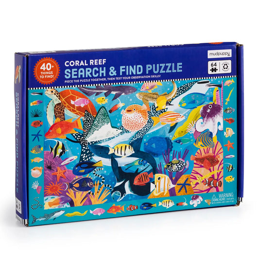 Chronicle Books - Coral Reef - Search and Find Puzzle