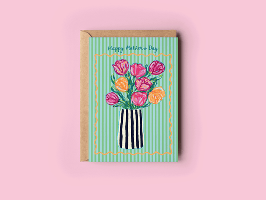 The Shelley Society - Mother's Day Tulips Greeting Card