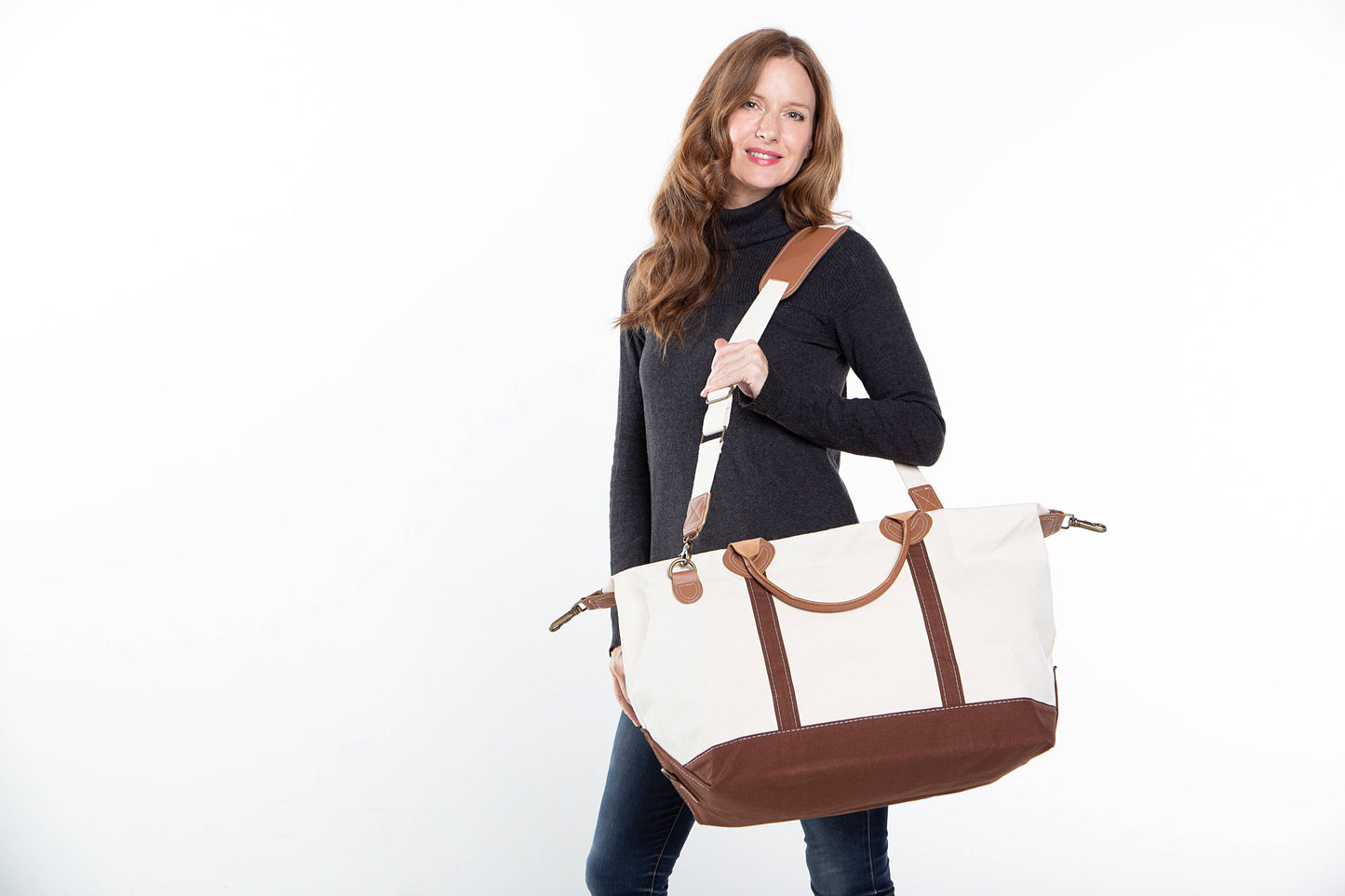 CB STATION - Weekender Canvas Travel Bag