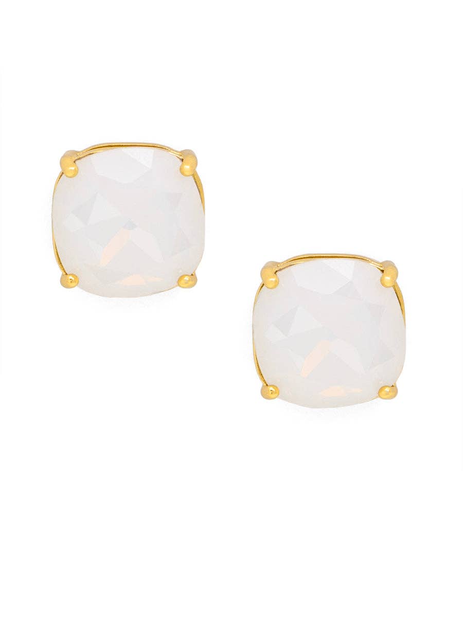 ZENZII Jewelry - Square Crystal Stud Earring