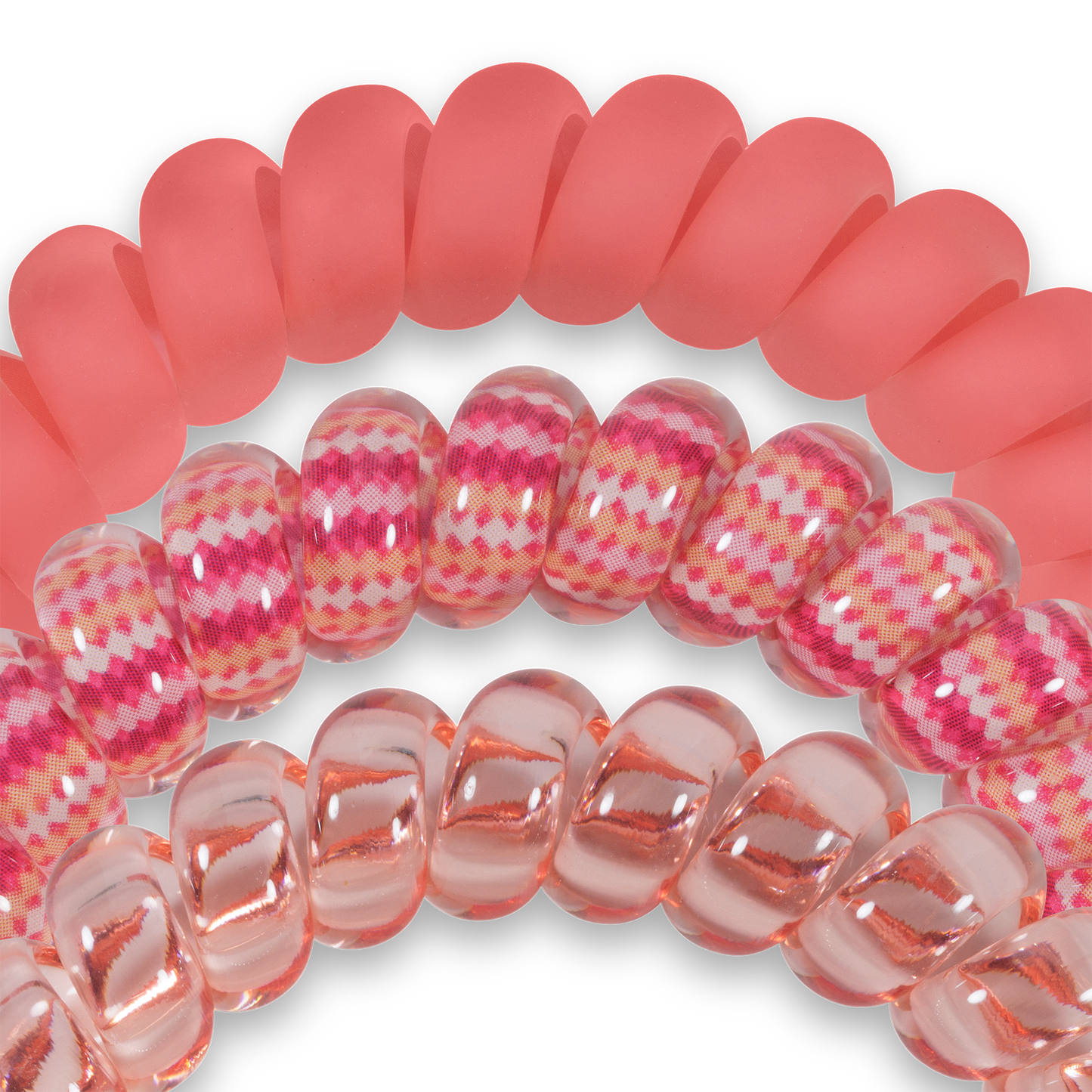 TELETIES - Spiral Hair Coils | Large | Dreamsicle