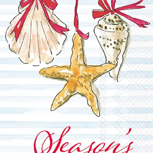 Season's Greetings Guest/Dinner Paper Napkins