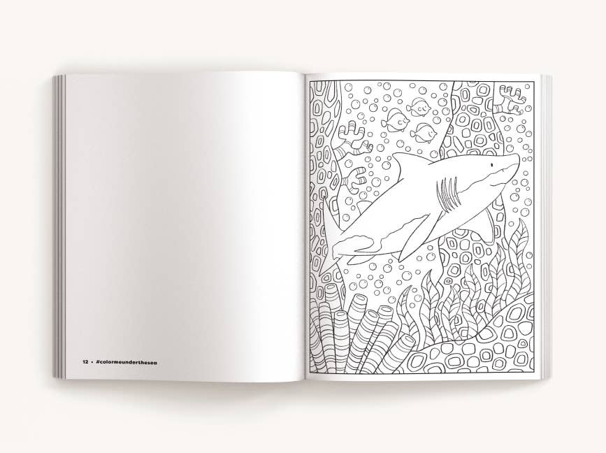 HarperCollins Focus - Color Me Under the Sea: An Adorable Adult Coloring Book