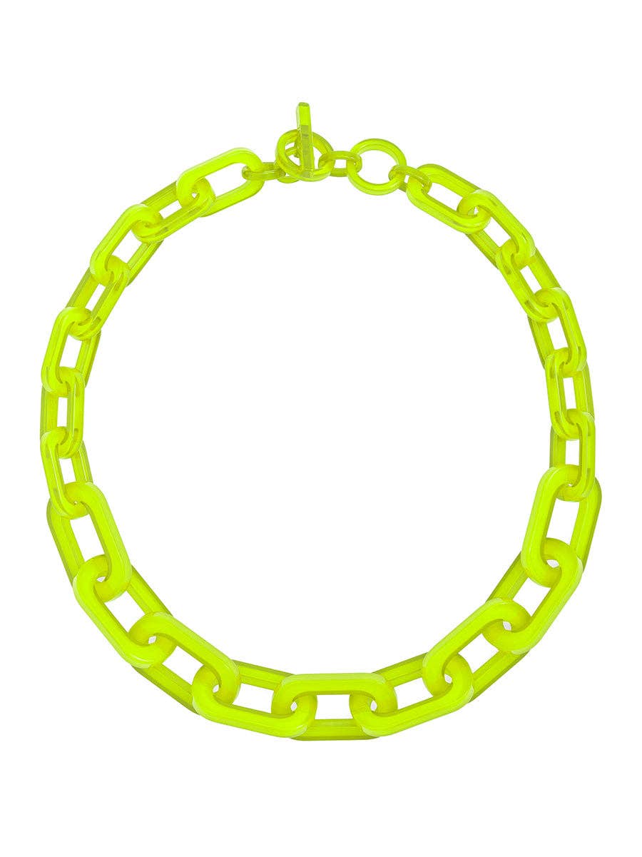 ZENZII Jewelry - Colorful Resin Cable Link Collar Necklace