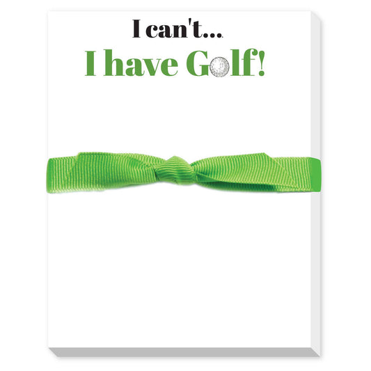 I CAN’T I HAVE GOLF MINI NOTEPAD