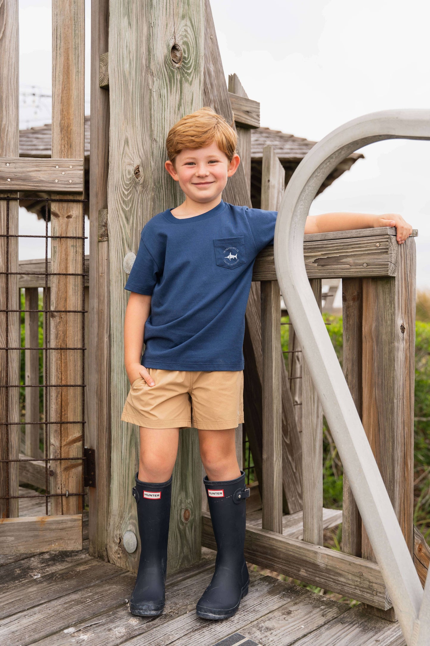 Saltwater Boys Company - Dive Flag Boys Graphic Tee SS Navy