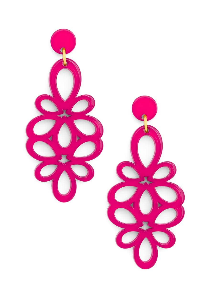 ZENZII Jewelry - Resin Blooming Flower Drop Earring