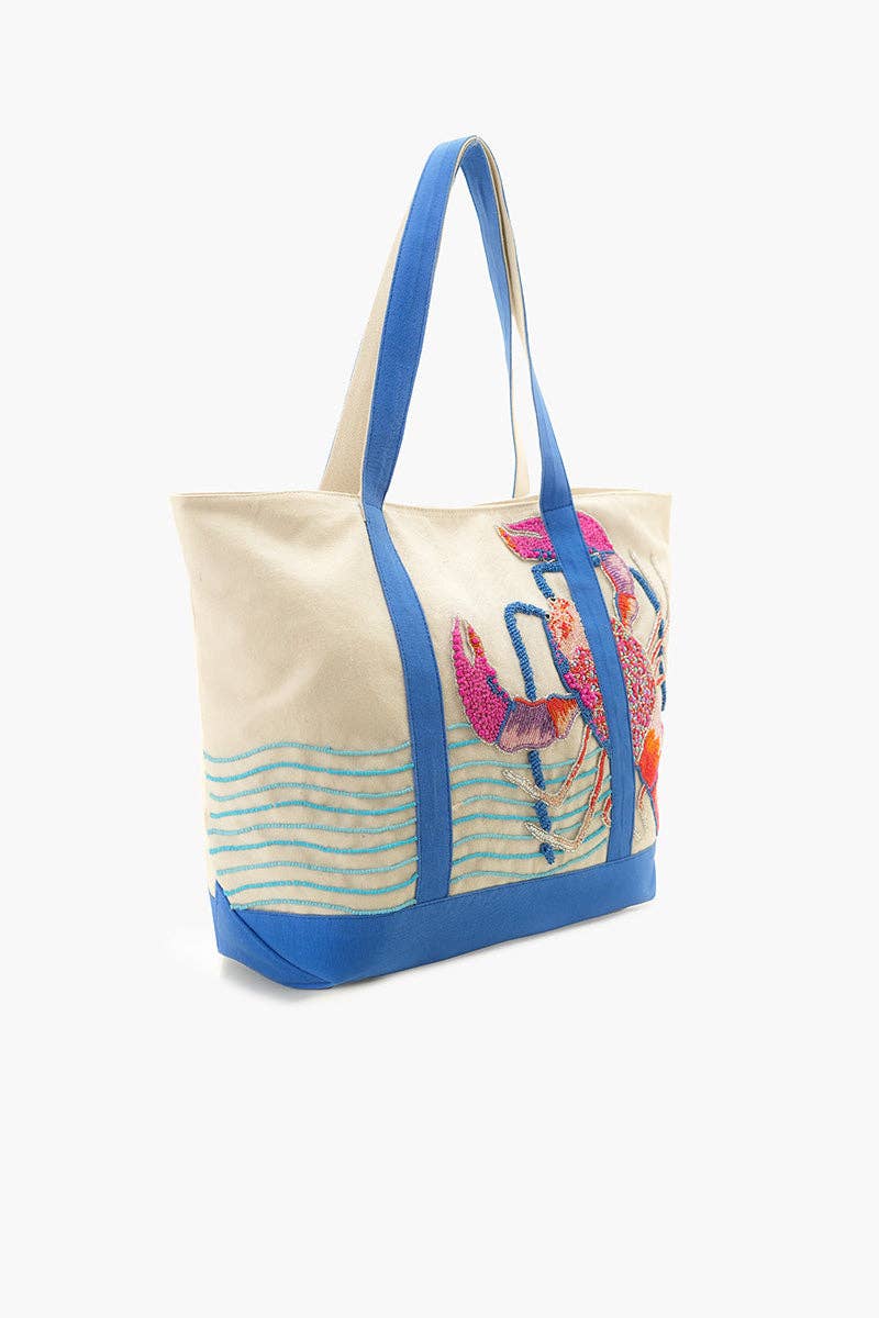 America & Beyond - Rock Lobster Coastal Artisanb Boat Tote