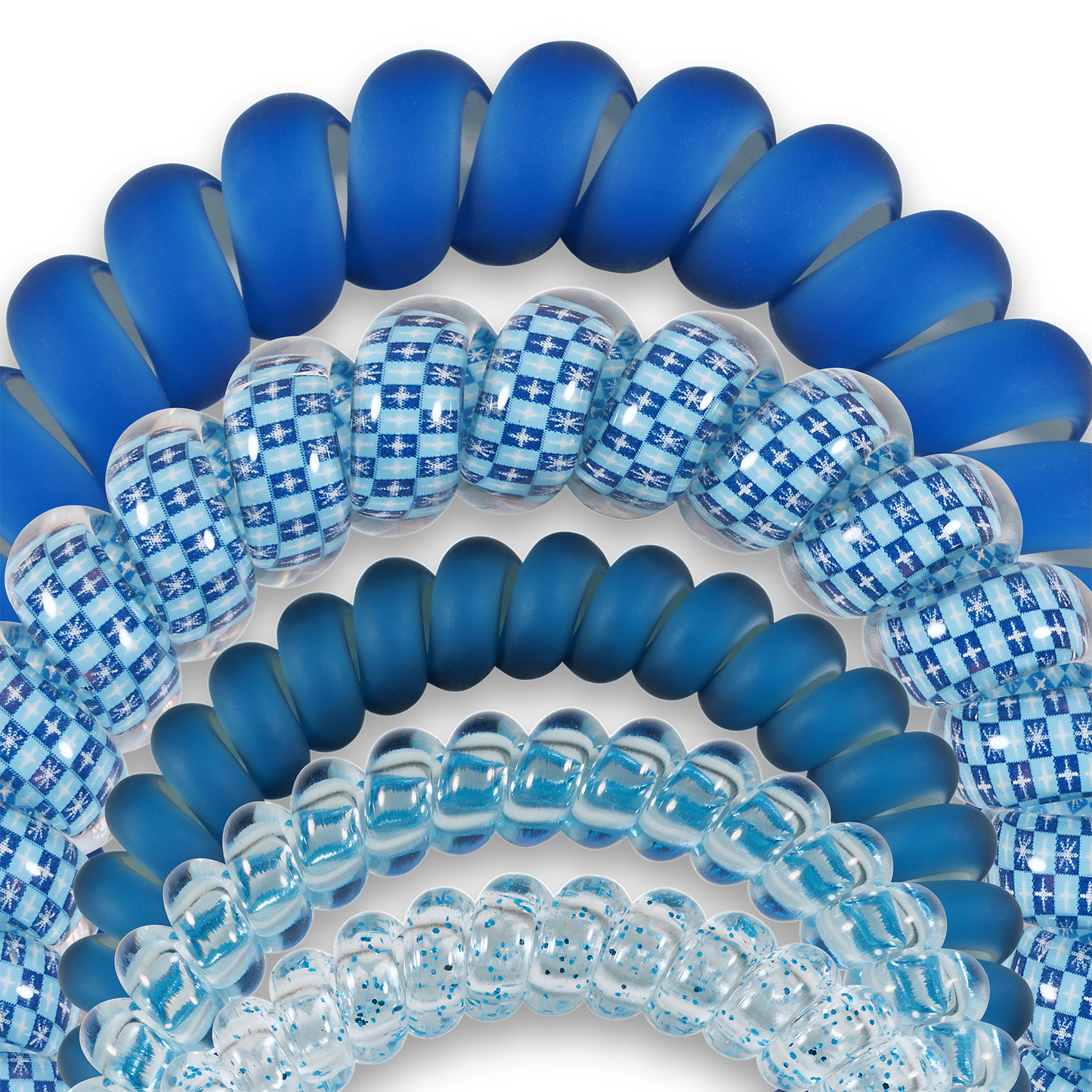 TELETIES - Spiral Hair Coils | Mix Pack | Mazel! Hair Ties