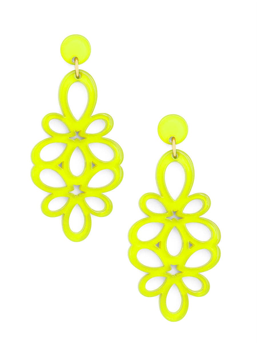 ZENZII Jewelry - Resin Blooming Flower Drop Earring