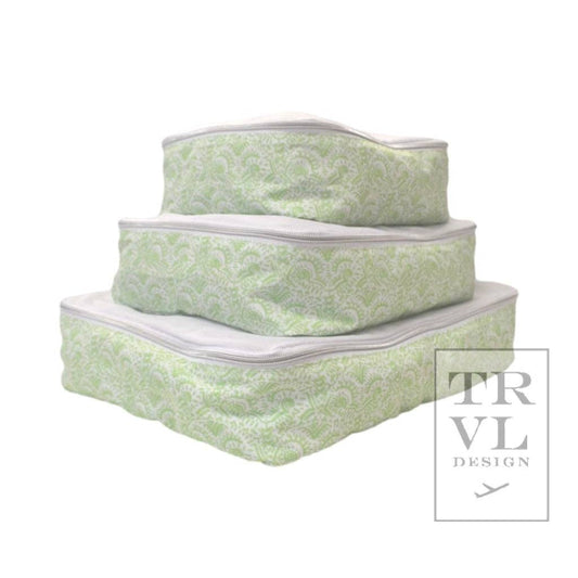 TRVL Design - Packing Squad - Packing Cubes Batik Leaf
