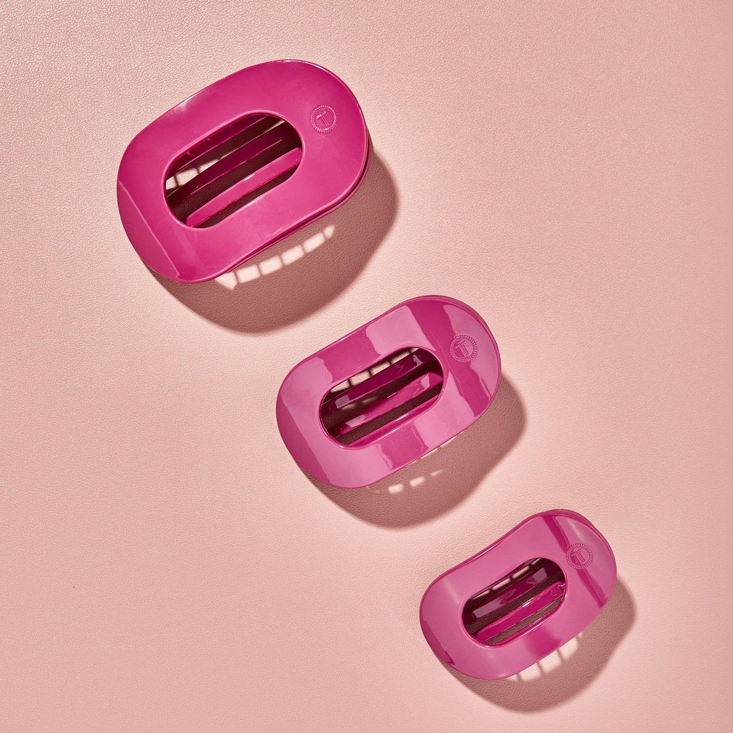 TELETIES - Flat Round Hair Clip | Medium | Wild Side