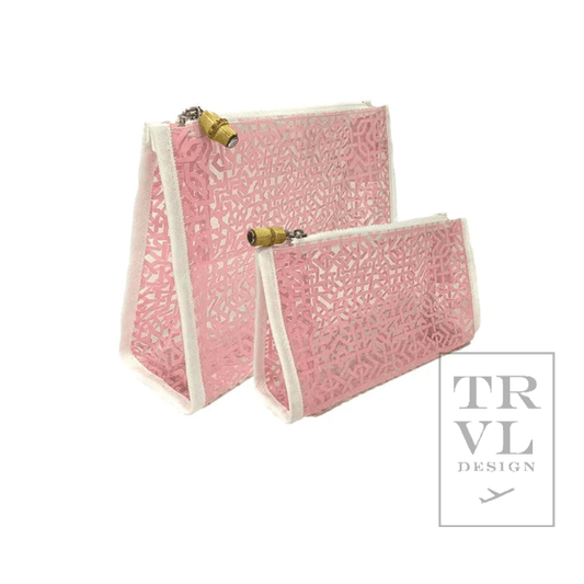 TRVL Design - Lattice Bundle Set - Pink Clear