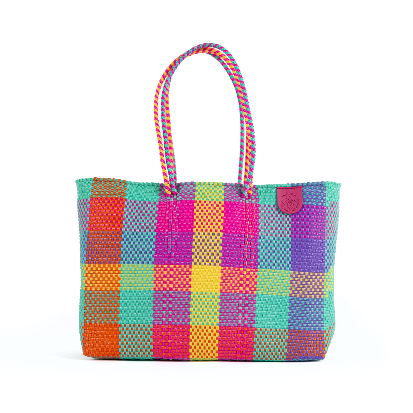 Tin Marin-Fiesta Woven Plastic Beach Super Tote
