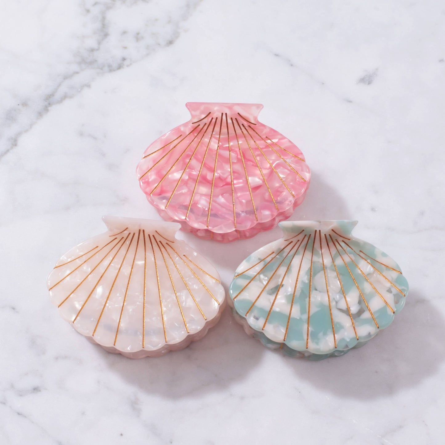 Haven - Eco-Friendly Scallop Shell Hair Clip Large