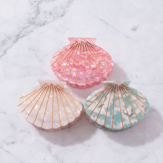Haven - Eco-Friendly Scallop Shell Hair Clip Large