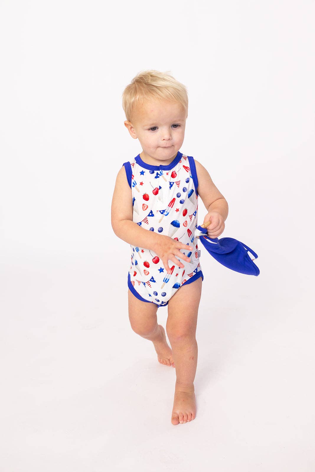 Southern Slumber - The Fourth Infant Bamboo Henley Onesie with Snaps