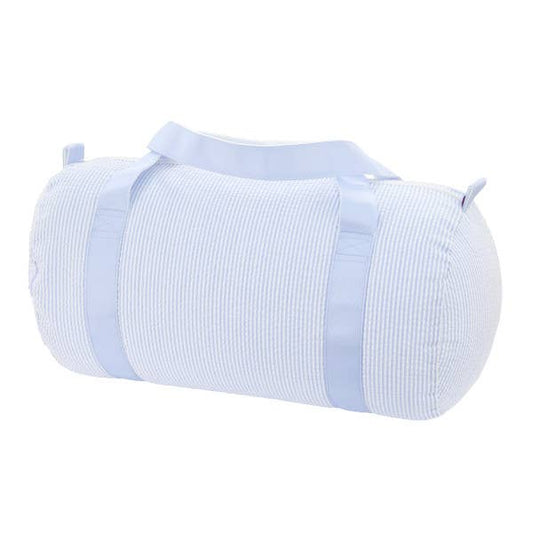 Mint - Baby Blue Seersucker Medium Duffel | Mint