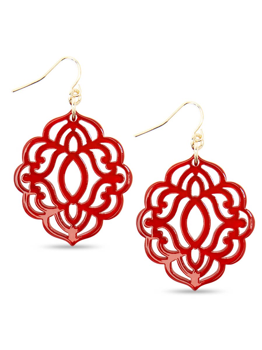 ZENZII Jewelry - Baroque Resin Drop Earring
