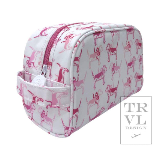 TRVL Design - Stow It - Puppy Love Pink Dopp Kit Bag