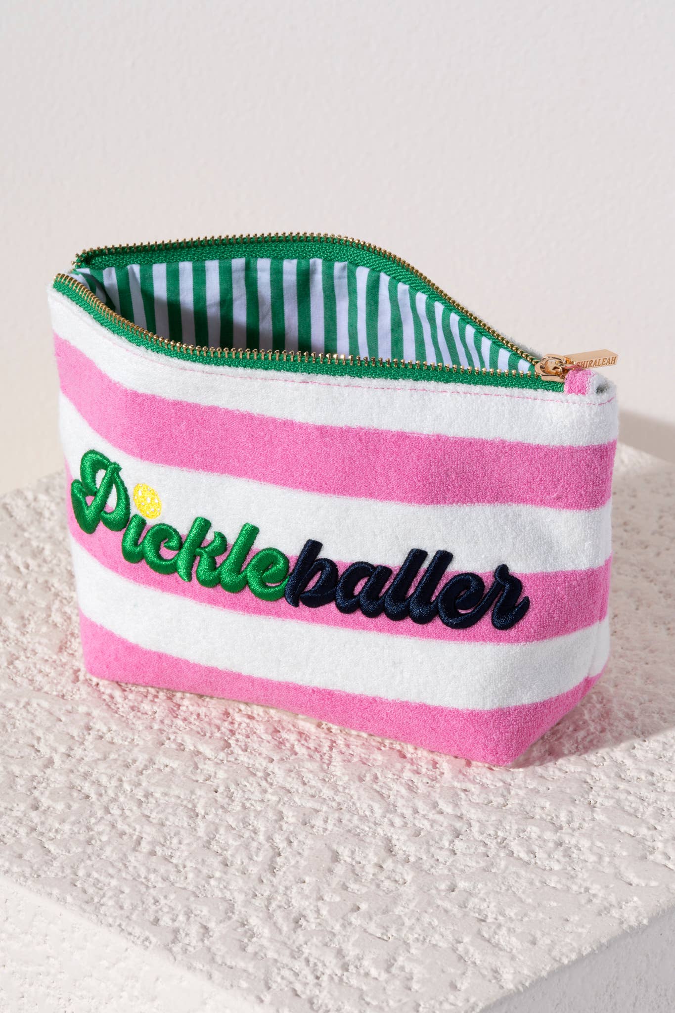 Shiraleah - PICKLEBALLER ZIP POUCH, PINK