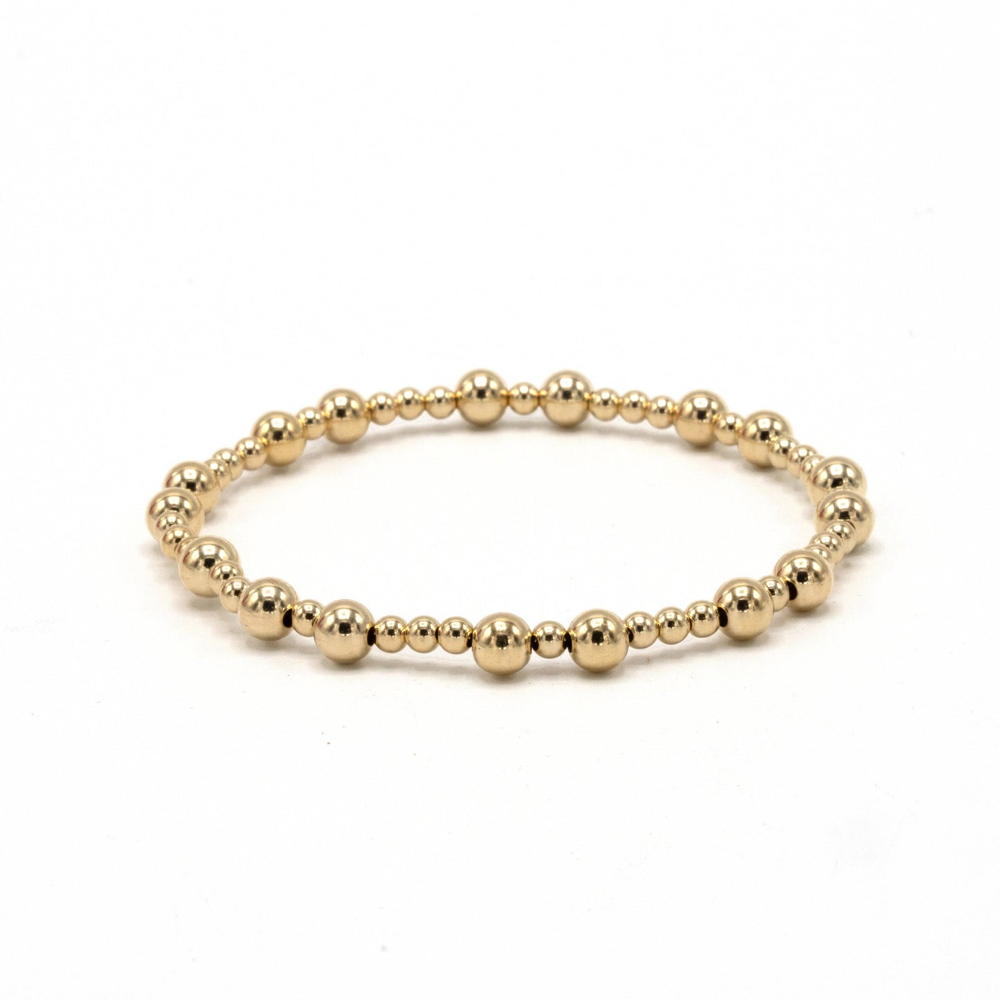 erin gray - The Charleston 3x5 14k Gold-Filled Beaded Bracelet