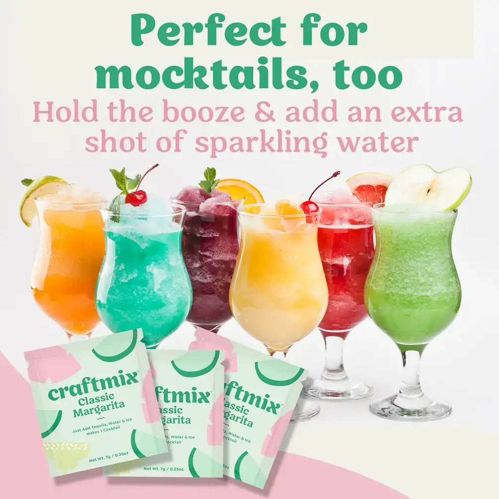 Craftmix - Classic Margarita Cocktail / Mocktail Mixer - 24ct Caddy