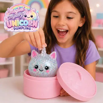 Novelty Brands- Fun Dough Unicorn Mystery Dumpling Squishy Toy
