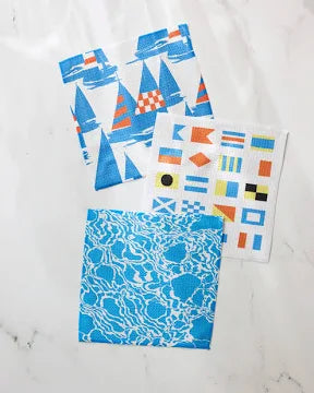 Geometry Dishcloth- Leeward