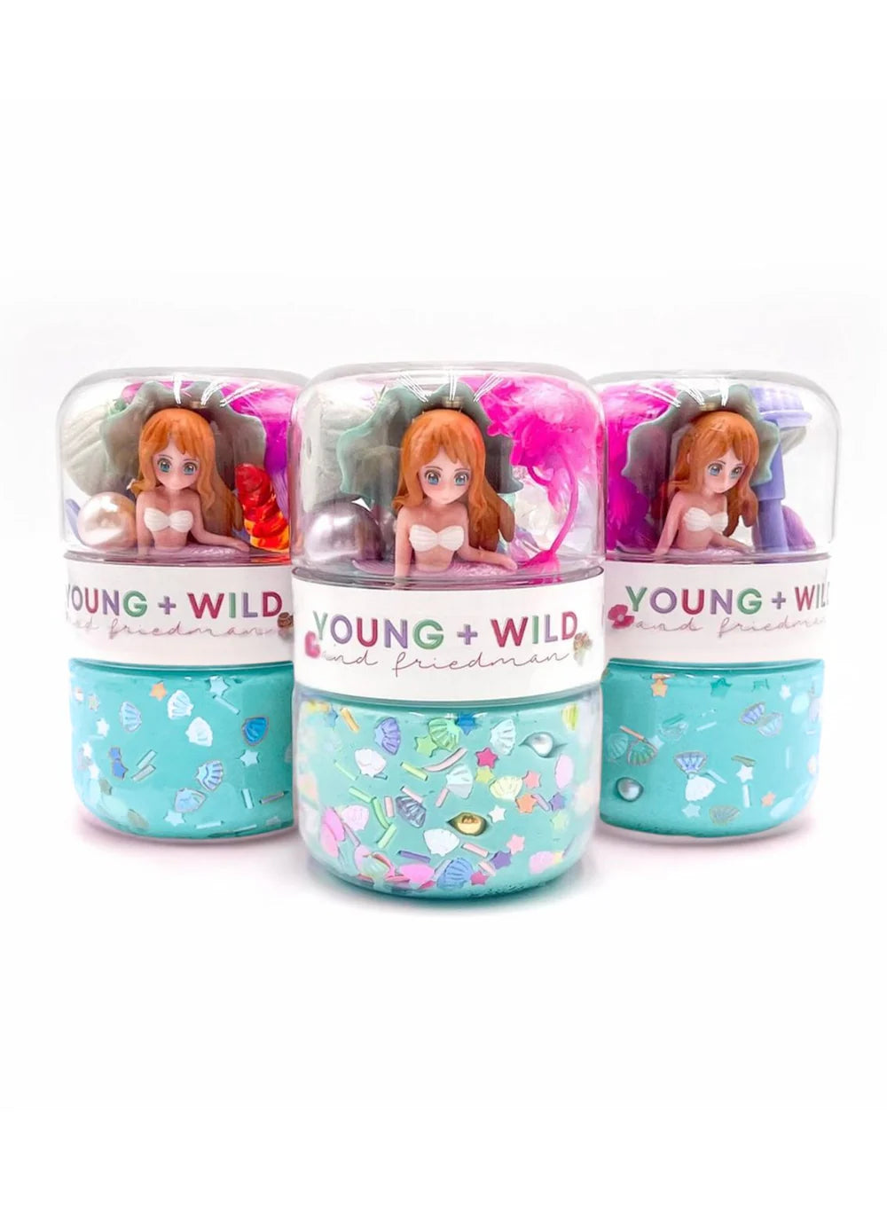 Young + Wild & Friedman- Grab & Go Dough- Mermaid