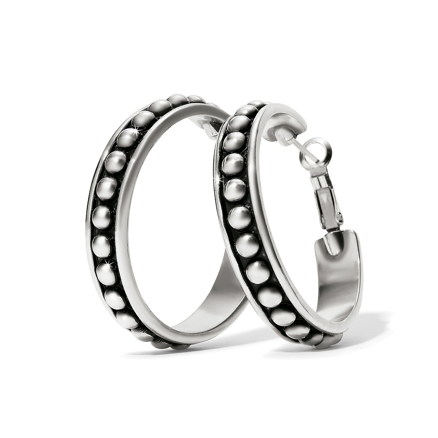 Brighton - Pretty Tough Stud Large Leverback Hoop - JA9895