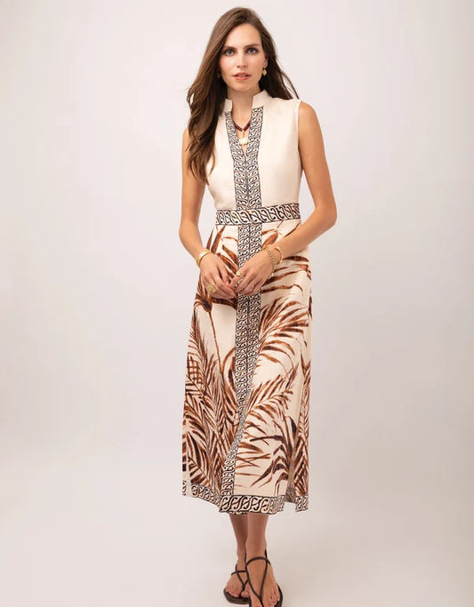 Spartina - Jayne Midi Dress Heritage Palm