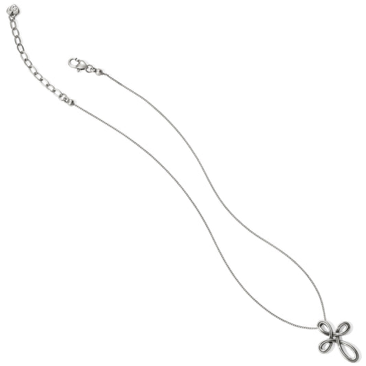 Brighton - Interlok Petite Cross Necklace - JL8490