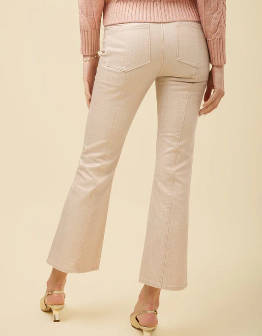 Spartina - Mallory Kick Flare Jean Metallic