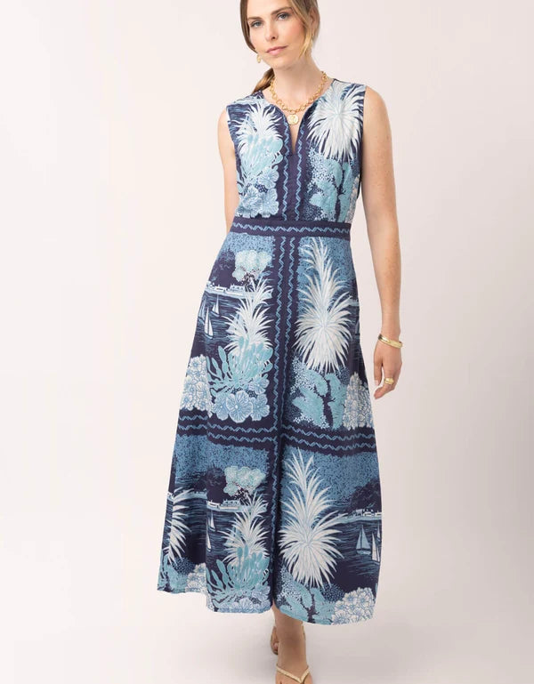 Spartina - Marykate Midi Dress - Japonica Tile