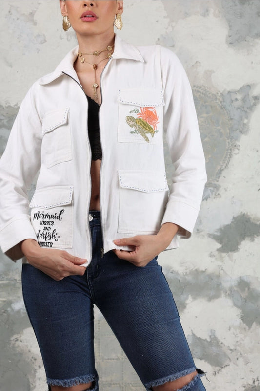 AVANI DEL AMOUR - MERMAID EMBROIDERD JACKET