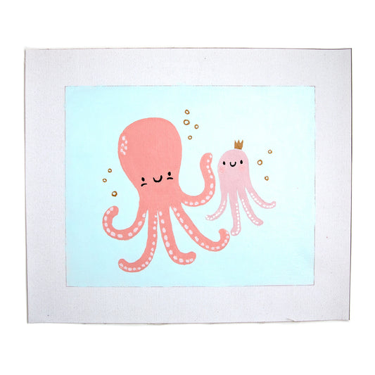 Pink Picasso Kids- Paint by Number-Olivia Octopus