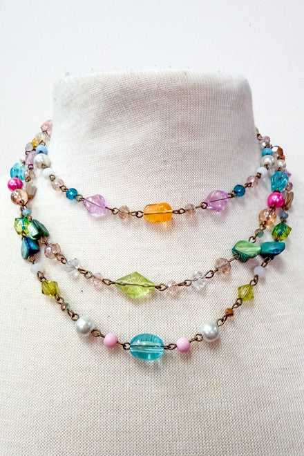 Dylan Designs-Rachel Short Necklace - Multi