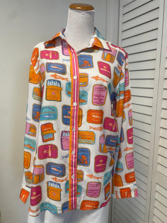 Avani del amour- White Sardine Symphony Shirt