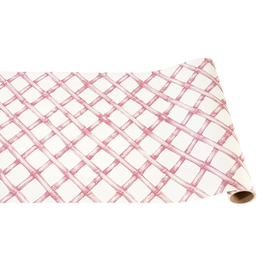 Hester & Cook - Table Runner - Pink Lattice