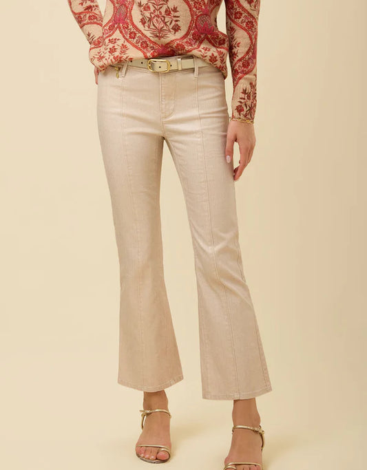 Spartina - Mallory Kick Flare Jean Metallic