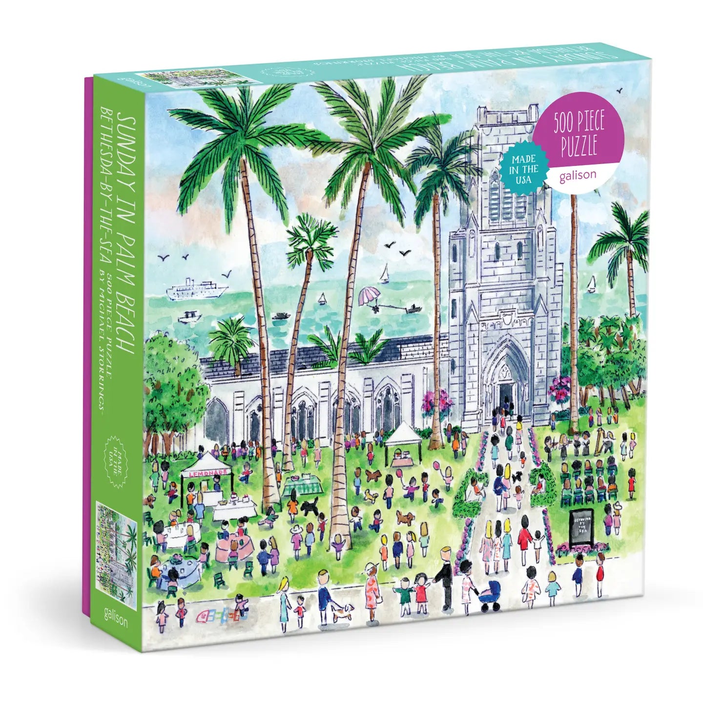 Chronicle Books - Sunday in Palm Beach - 500 Piece Puzzle