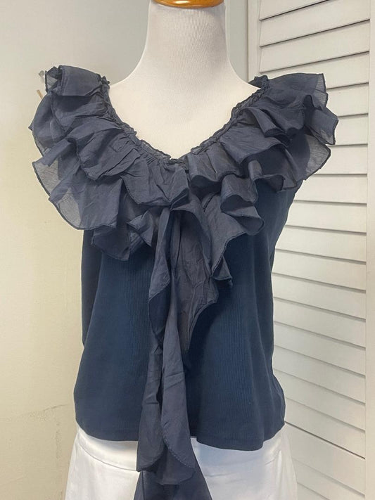 Look Mode- Tank With Ruffle