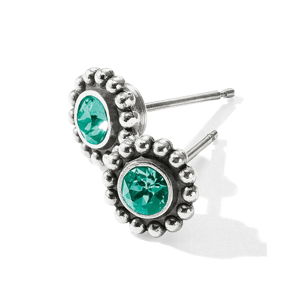 BRIGHTON TWINKLE EMERALD MINI POST EARRINGS