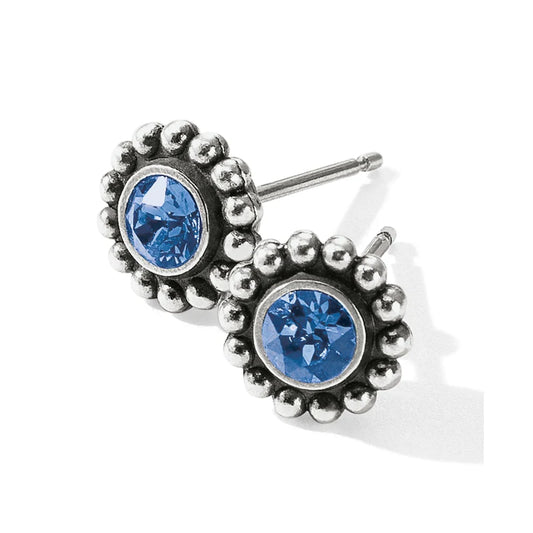 BRIGHTON TWINKLE SAPPHIRE MINI POST EARRINGS
